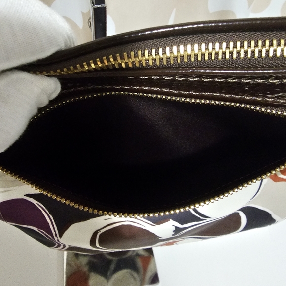 COACH Ashley Hand Drawn Scarf Print Shoulder Bag - Picture 14 of 16